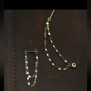 14k gold dangle earrings
